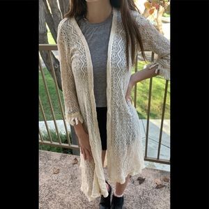 Long Flowy Hippie Cardigan